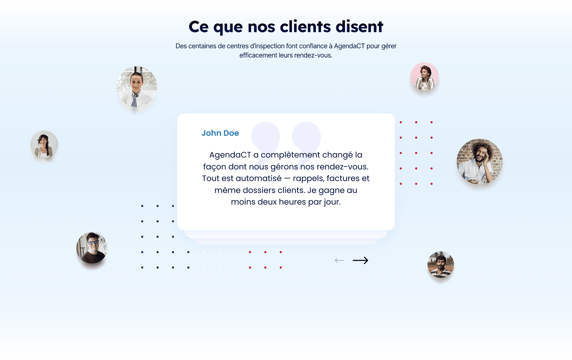 Testimonials background